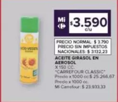 X$ - ACEITE GIRASOL EN AEROSOL