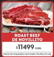 X$ - ROAST BEEF DE NOVILLITO