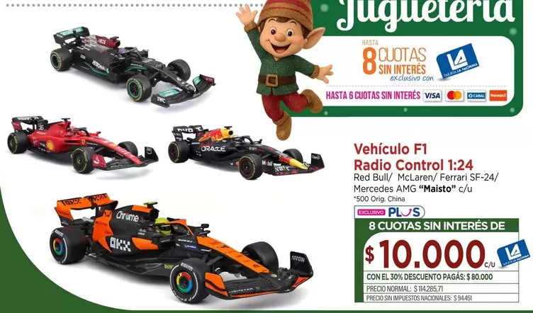 Red Bull - Vehículo F1 Radio Control 1:24