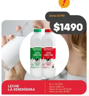 La Serenísima - LECHE