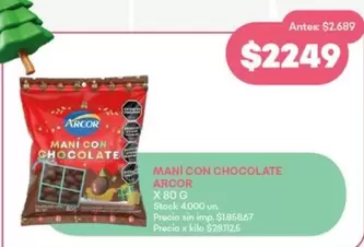 Arcor - MANI CON CHOCOLATE