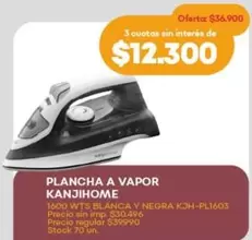 Blanca - PLANCHA A VAPOR
