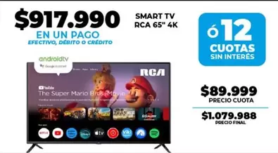 RCA - SMART TV 4K