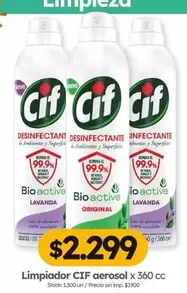 Cif - Limpiador aerosol