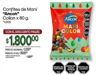 Arcor - Confites de Maní Color
