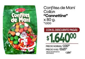 Cannettine - Confites de Maní Color