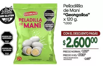 Georgalos - Peladilla de Maní