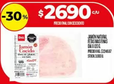 Mas - JAMON NATURAL FETAS MAS FINAS