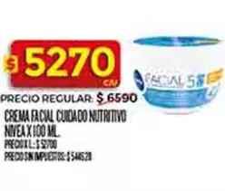 Nivea - CREMA FACIAL CUIDADO NUTRITIVO