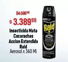 Raid - Insecticida Mata Cucarachas Accion Extendida