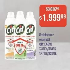 Cif - Desinfectante en aerosol