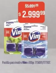 Vim - Pastilla para inodiro x 100gr. 1756911/1771107