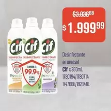 Cif - Desinfectante en aerosol