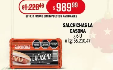 La Casona - SALCHICHAS