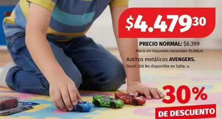 Avengers - Autitos metálicos AVENGERS