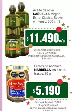 cañuelas - Aceite de oliva