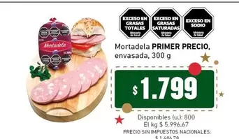 Primer - Mortadela PRIMER PRECIO