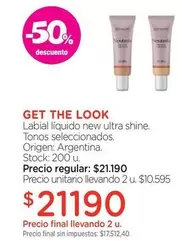 Look - Labial líquido new ultra shine