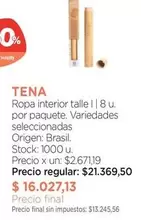 Tena - Ropa interior talle 1