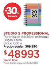 Origen - Planchita de pelo black technique