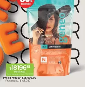 X$ - colágeno, licopeno & caroteno