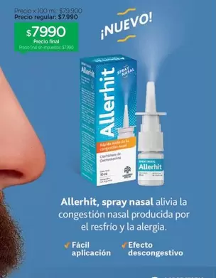 X$ - Spray Nasal