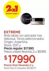 Origen - Brillo labial con aplicador kiss delicious