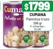 Cumana - Palmitos trozo
