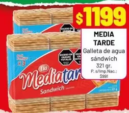 Lia - Galleta de agua sándwich
