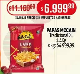 XL - PAPAS MCCAIN Tradicional