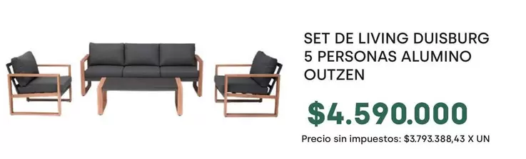 X$ - SET DE LIVING DUISBURG