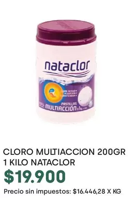X$ - CLORO MULTIACCION 200GR 1 KILO