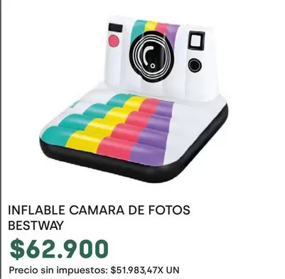Bestway - INFLABLE CAMARA DE FOTOS