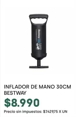 Bestway - INFLADOR DE MANO 30CM