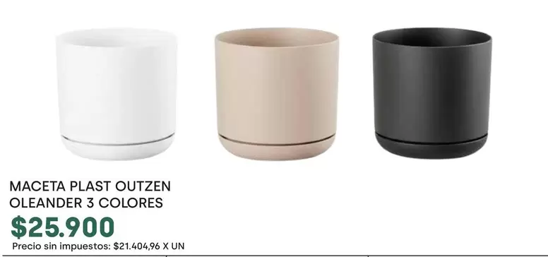 X$ - PLAST OUTZEN OLEANDER 3 COLORES