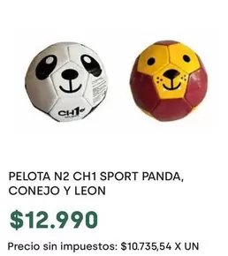 Panda - N2 CH1 SPORT PANDA, CONEJO Y LEON