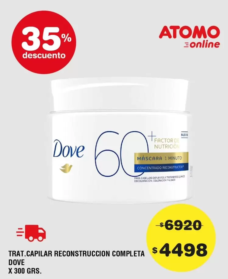Dove - TRAT.CAPILAR RECONSTRUCCION COMPLETA