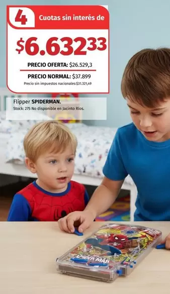 Spiderman - Flipper SPIDERMAN