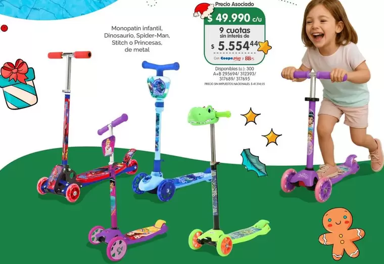 princesas - Monopatin Infantil