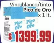 X$ - Vino blanco/tinto Pico de Oro