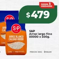 S&P - Arroz largo fino 00000