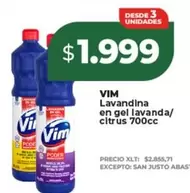 Vim - Lavandina en gel lavanda/citrus