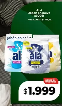 Ala - Jabon en polvo