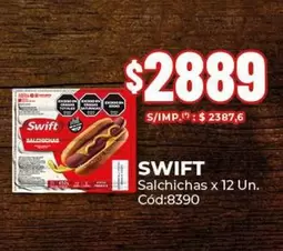 Swift - Salchichas x 12 Un.