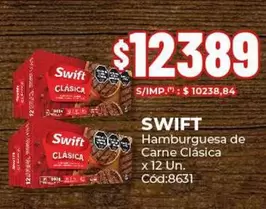 Swift - Hamburguesa de Carne Clásica