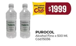 Purocol - Alcohol Fino x 500 MI