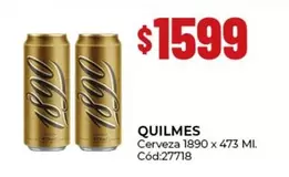 Quilmes - Cerveza 1890 x 473 Ml. Cód:27718