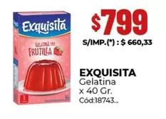 Exquisita - Gelatina