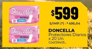Doncella - Protectores Diarios