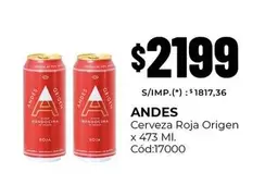 Andes - Cerveza Roja Origen